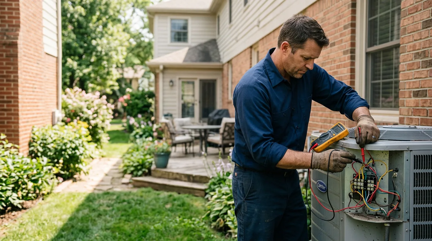 HVAC technician working near Crum, WV
